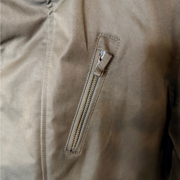 Banana Republic Utility Field Jacket | Hidden Zip Hood | Quilted Lined Large - Picture 8 of 11